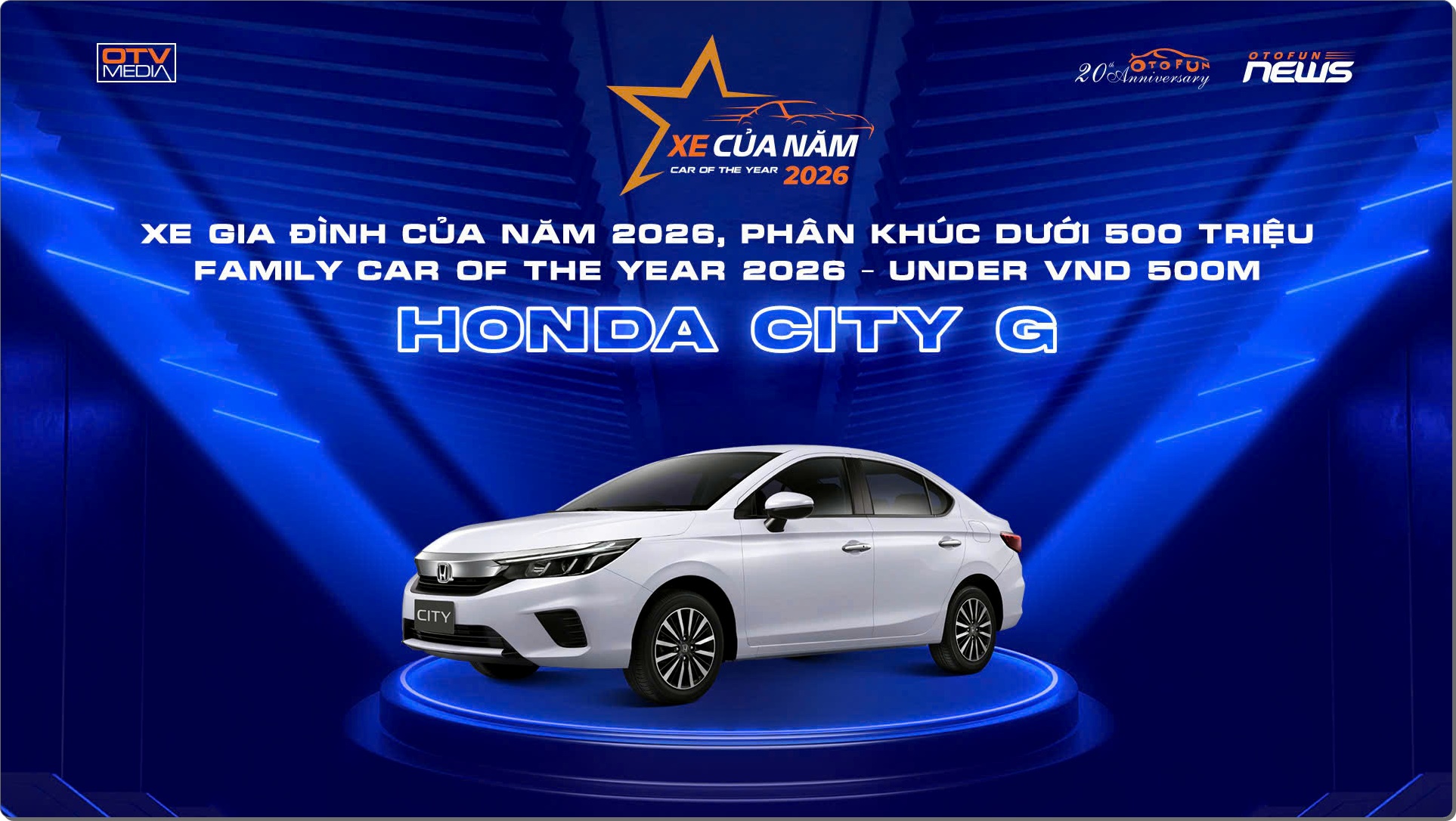 Honda HR V va Honda City nhan Danh hieu tai Le cong bo Xe cua nam 2026 3