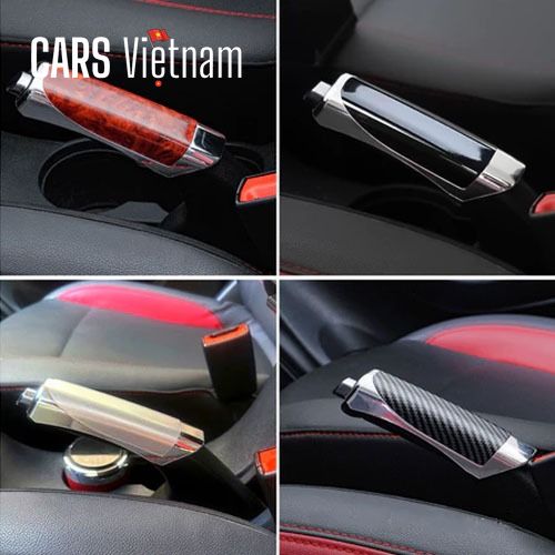 Bọc phanh tay ô tô vân gỗ, vân carbon sang trọng bảo vệ phanh tay không bị trầy xước 6 Bọc phanh tay ô tô vân gỗ, vân carbon sang trọng bảo vệ phanh tay không bị trầy xước - Ảnh 6