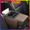 Đệm tỳ tay ô tô Mẫu Mới 4 trong 1, Chất liệu lõi cao su non bọc da PU cao cấp, hộp đựng giấy đa năng