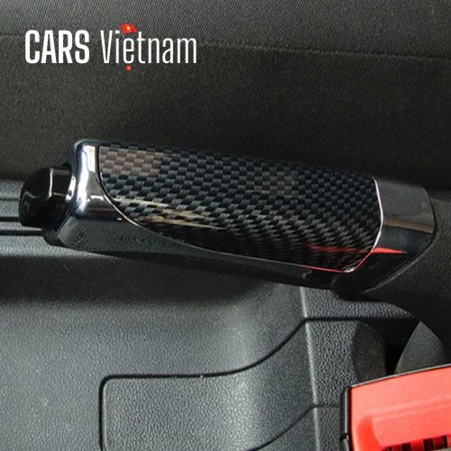 Bọc phanh tay ô tô vân gỗ, vân carbon sang trọng bảo vệ phanh tay không bị trầy xước 2 Bọc phanh tay ô tô vân gỗ, vân carbon sang trọng bảo vệ phanh tay không bị trầy xước - Ảnh 2