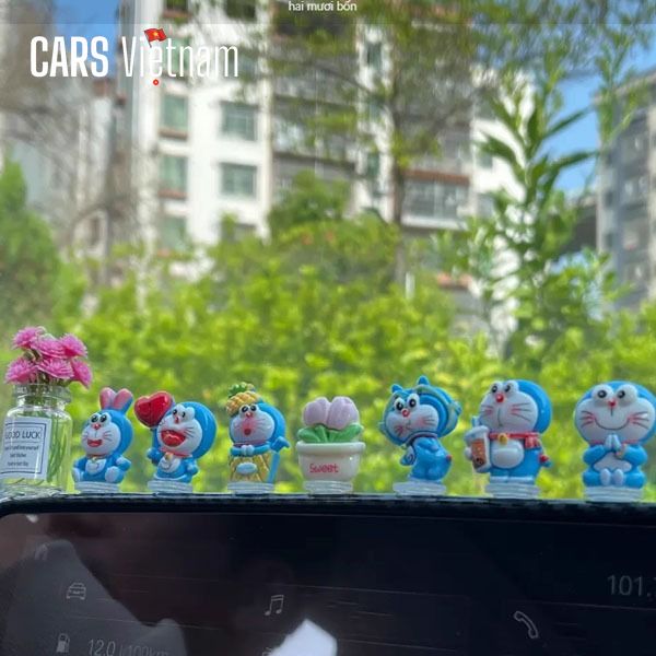 Set mèo doremon lắc lư trang trí nội thất xe ô tô, bàn làm việc, bàn học set 6 mèo doremon 2 Set mèo doremon lắc lư trang trí nội thất xe ô tô, bàn làm việc, bàn học set 6 mèo doremon - Ảnh 2