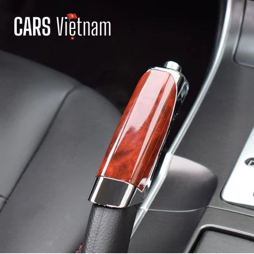 Bọc phanh tay ô tô vân gỗ, vân carbon sang trọng bảo vệ phanh tay không bị trầy xước 3 Bọc phanh tay ô tô vân gỗ, vân carbon sang trọng bảo vệ phanh tay không bị trầy xước - Ảnh 3