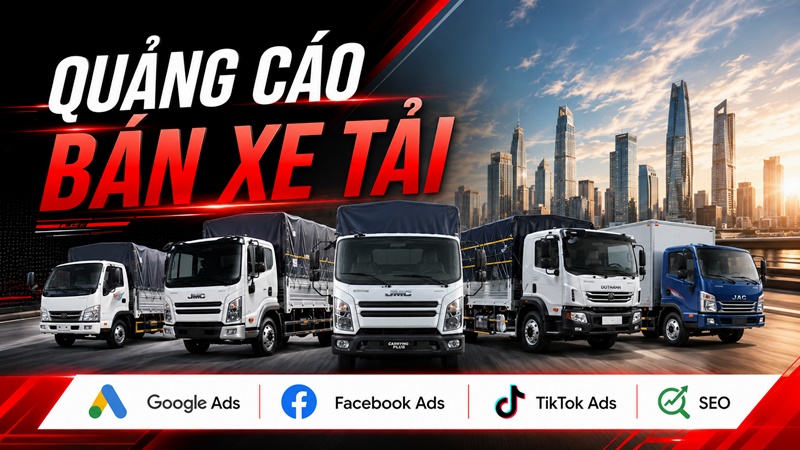 quang cao ban xe tai