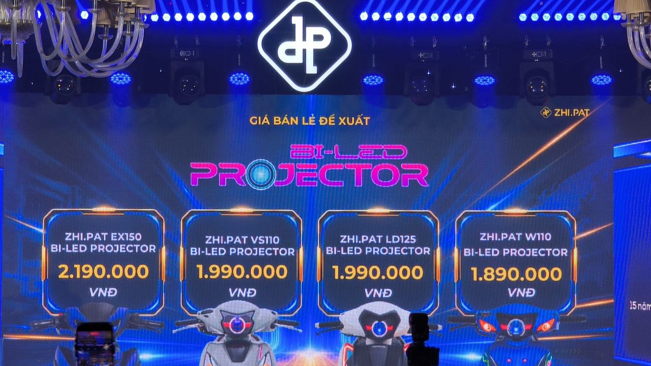 Bảng giá bán lẻ đề xuất đèn bi LED projector Zhi.Pat