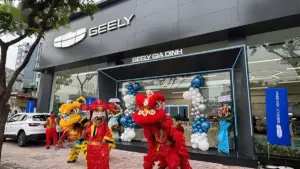 Không gian trưng bày và cơ sở vật chất tại đại lý Geely Gia Định