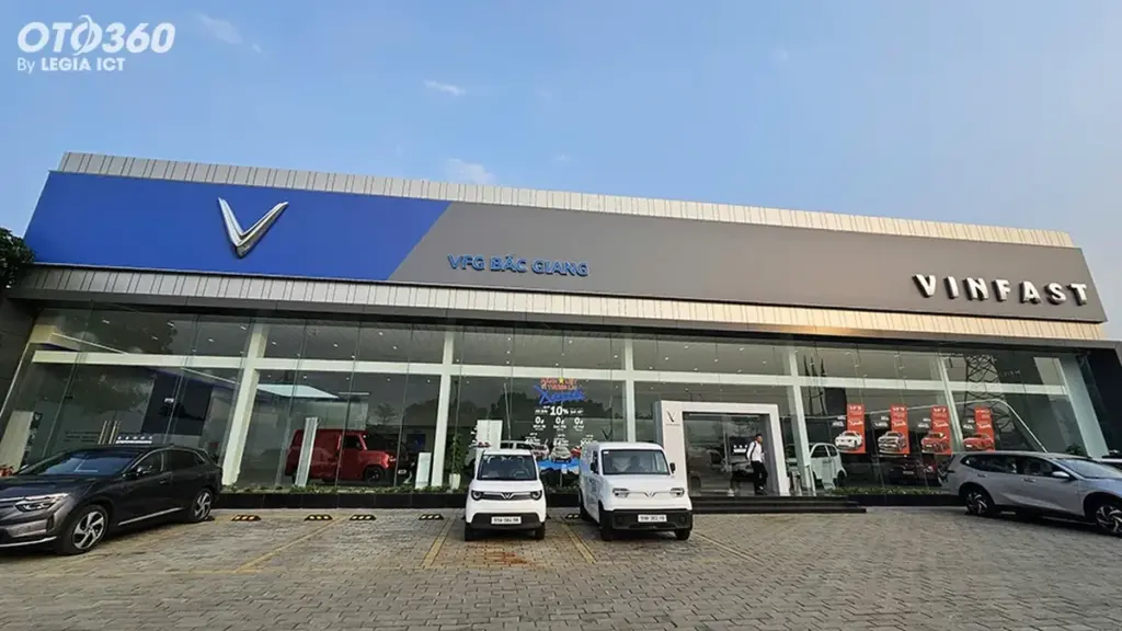 Không gian trưng bày và dịch vụ tại đại lý VinFast VFG Bắc Giang (1)