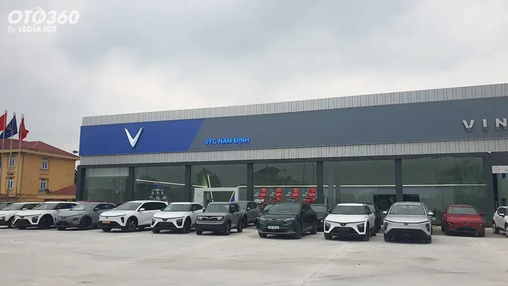 Không gian trưng bày và cơ sở vật chất tại đại lý VinFast VFG Nam Định