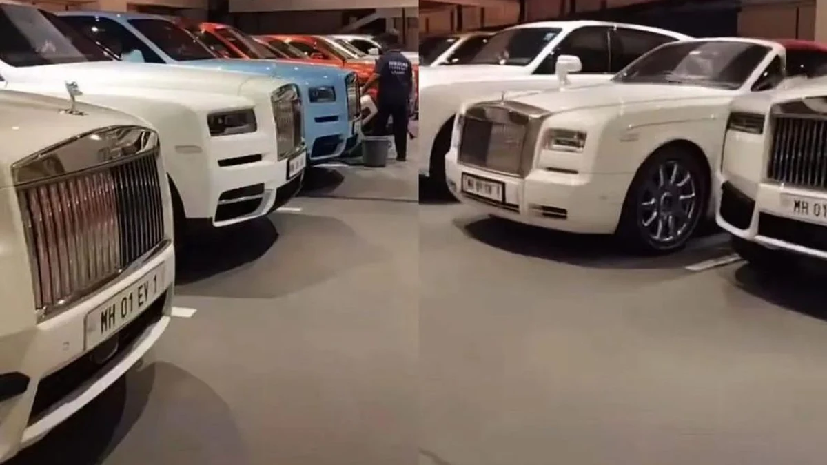 Bộ sưu tập Rolls‑Royce khổng lồ của gia đình Ambani: Cullinan, Phantom và siêu xe Ferrari - Hình 1