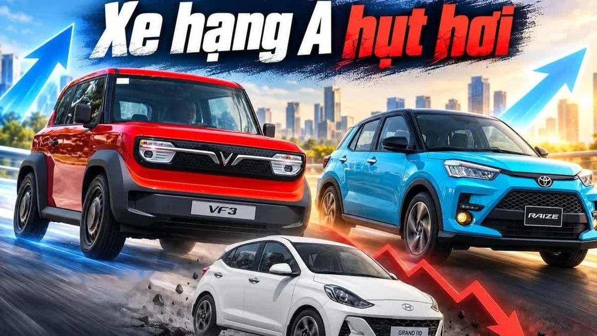Sụt giảm mạnh doanh số xe hạng A tại Việt Nam: Từ hơn 45.000 xuống chỉ 6.000 chiếc