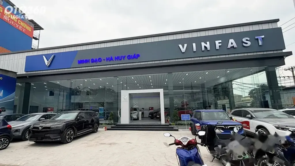 Không gian trưng bày và cơ sở vật chất tại đại lý VinFast Minh Đạo - Hà Huy Giáp