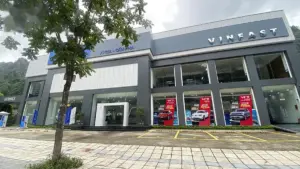 Không gian trưng bày và cơ sở vật chất tại đại lý VinFast Vũ Gia Cẩm Phả