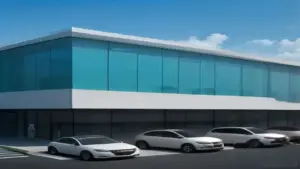 Không gian trưng bày showroom đại lý MG Gia Lai