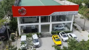 Không gian trưng bày và cơ sở vật chất tại đại lý MG Kim Sơn Huế