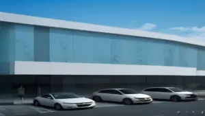 Không gian trưng bày showroom đại lý Lynk & Co Phạm Văn Đồng