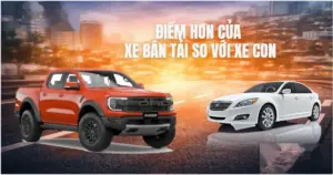 Điểm hơn của xe bán tải so với xe con