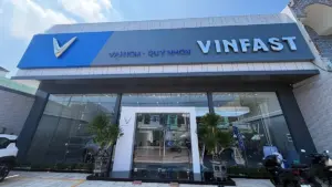Không gian trưng bày và cơ sở vật chất tại đại lý VinFast Vạn Kim Quy Nhơn