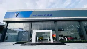 Không gian trưng bày và cơ sở vật chất tại đại lý VinFast Nhật Duy - Gò Công